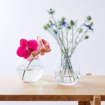 LSA International Flower Posy Vase H 17.5 cm Clear| 1 Unit
